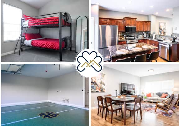 ND Luxury Townhome 8 min to ND Stadium!