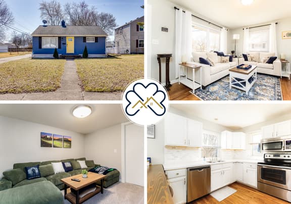 Rockne's Rally<>Updated 3BR 2 Bathroom Home 1 Mile to ND